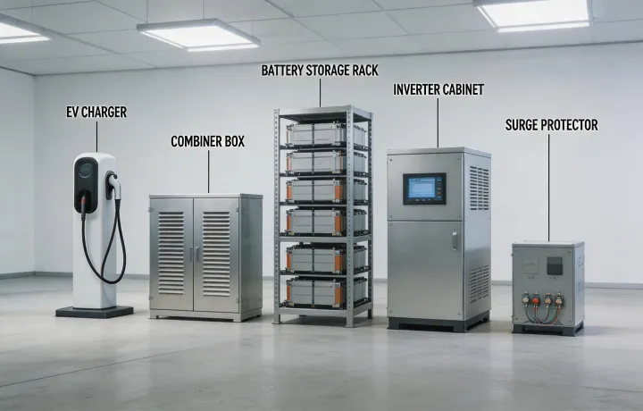 Renewable energy product cabinets